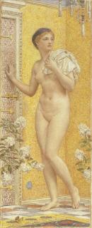 Albert Joseph Moore, A.R.W.S. - A Yellow Room