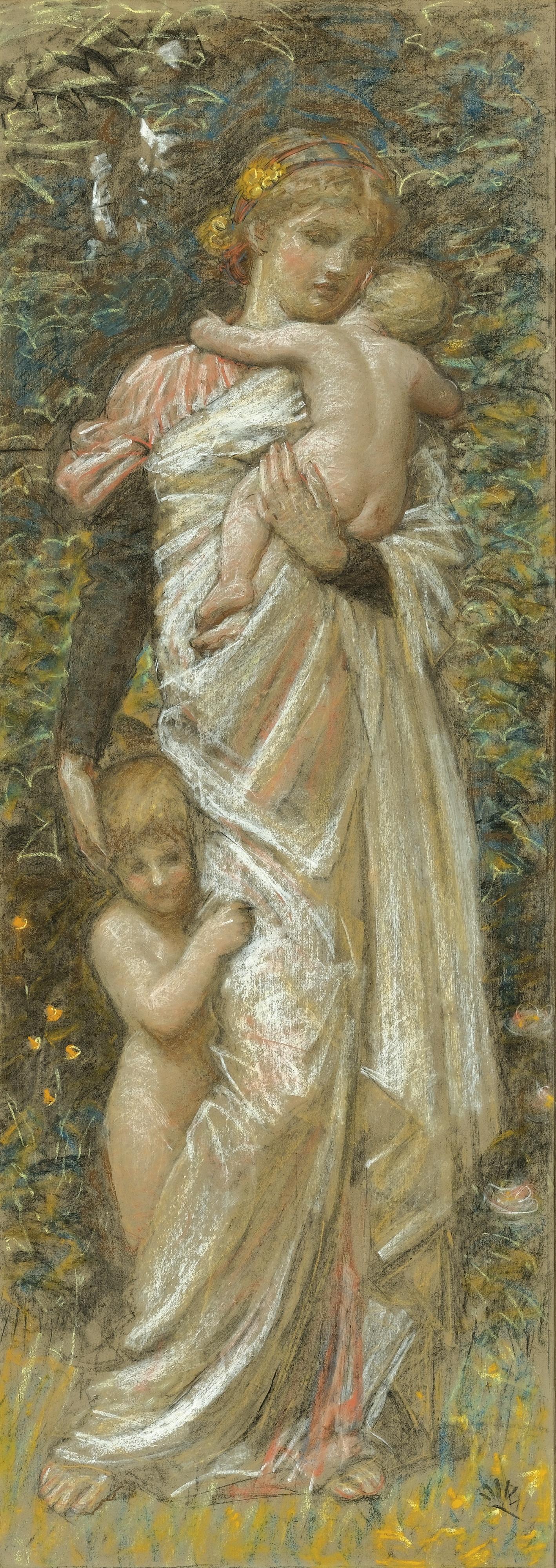 Albert Joseph Moore A.R.W.S. - Caritas (Charity)