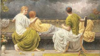 Albert Joseph Moore, A.R.W.S. - Lightning and Light