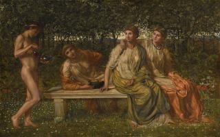 Albert Joseph Moore A.R.W.S. - The Marble Seat