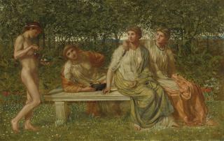Albert Joseph Moore - British the Marble Seat