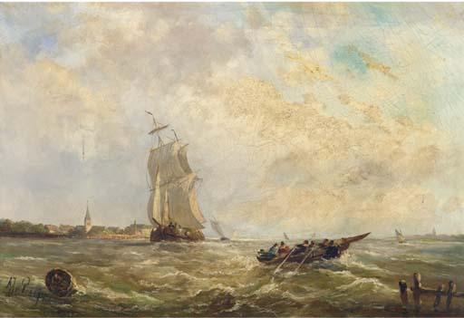 Albert Jurardus Van Prooijen - Sailing activities in a river estuary