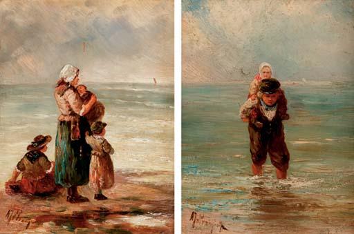 Albert Jurardus van Prooyen - Activities on the beach