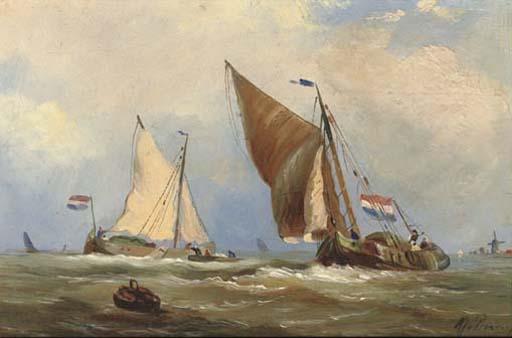 Albert Jurardus Van Prooyen - In Full Sail