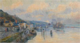 Albert Lebourg - Après-midi d\'automne à Dieppedale