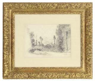 Albert Lebourg - Boat In The Harbor; And Two Companion Drawings