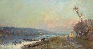 Albert Lebourg - Bords de Seine à Saint-Cloud