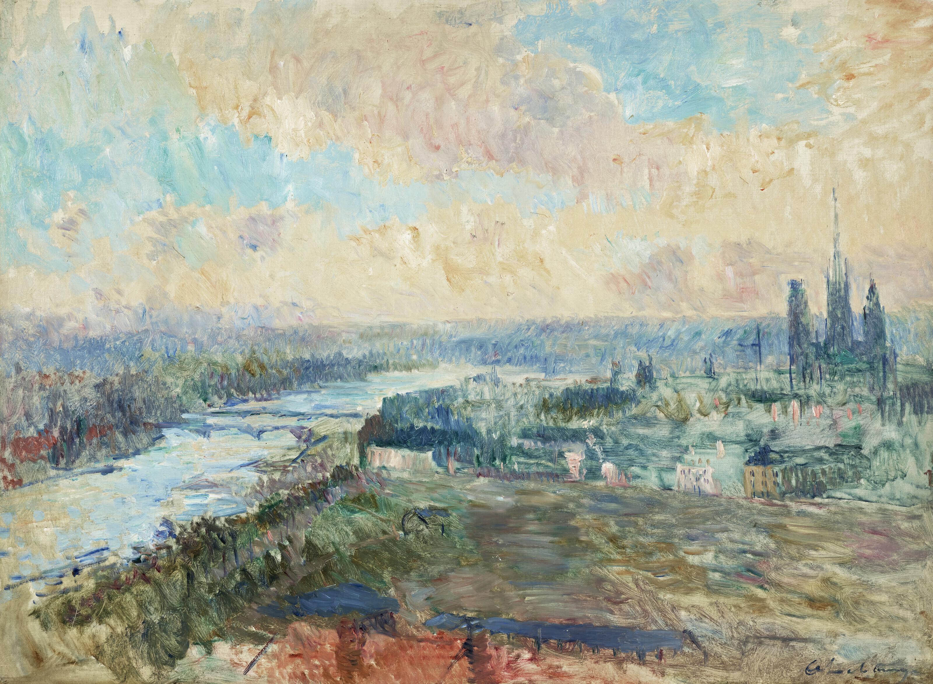 Albert Lebourg - La Seine à Rouen