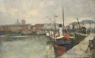 Albert Lebourg - Le port de Dieppe
