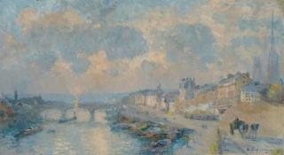 Albert Lebourg - Le Quai De Paris Et Le Pont Corneille À Rouen