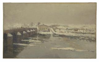 Albert Lebourg - L\'Hiver À Pont Du Château