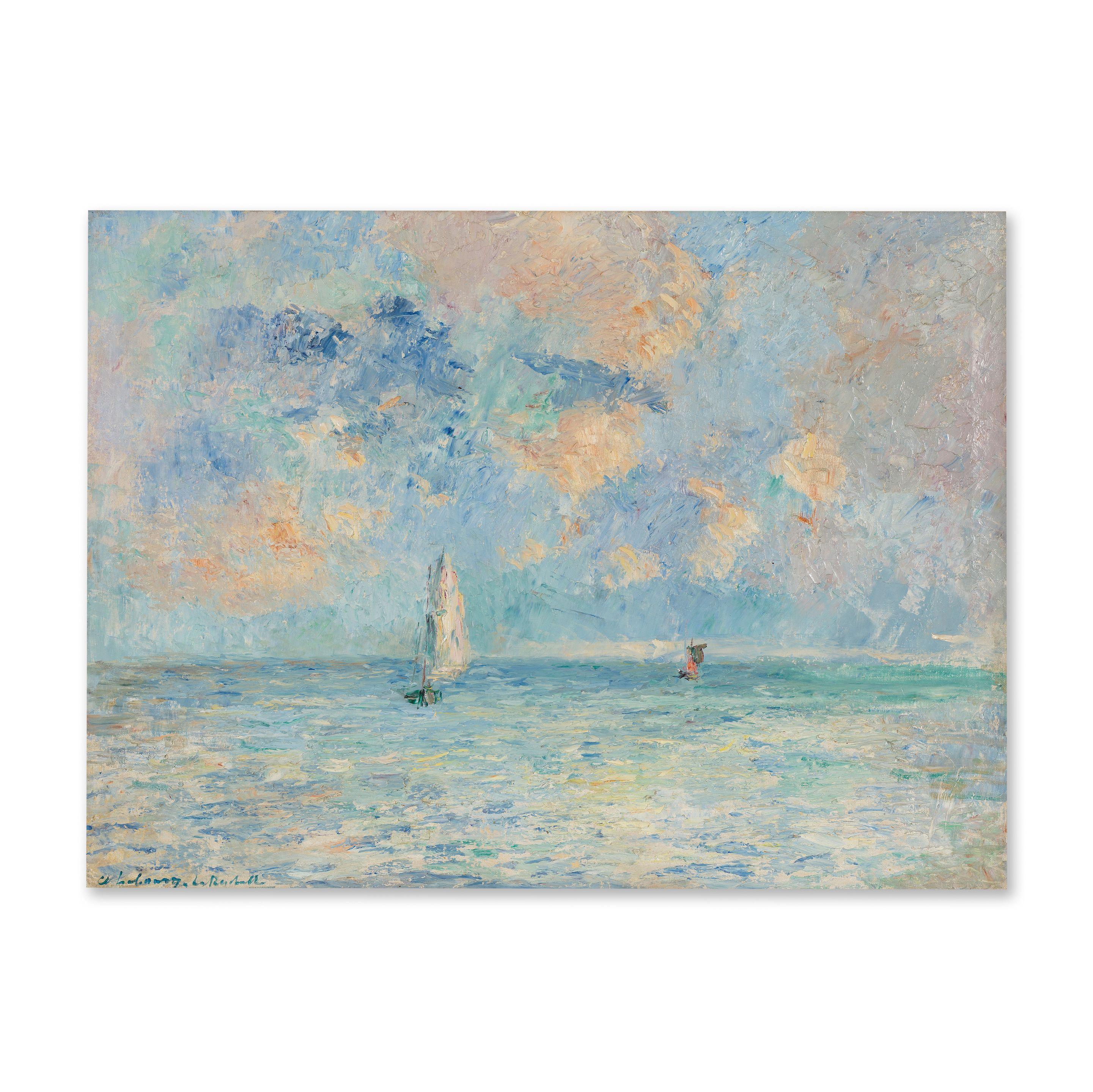 Albert Lebourg - Marine à la Rochelle, pleine mer