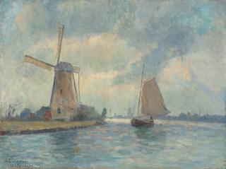 Albert Lebourg - Moulin à Delft