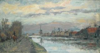Albert Lebourg - Paysage De Delfshaven