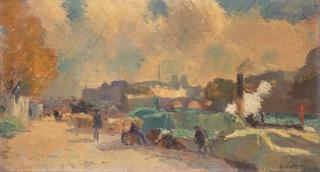 Albert Lebourg - Quai du Louvre