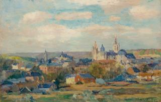 Albert Lebourg - Vue de village