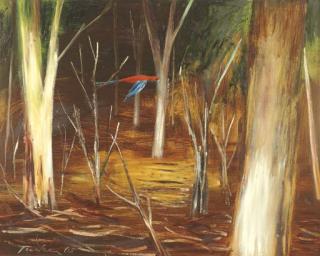 Albert Lee Tucker - Bush and Parrot