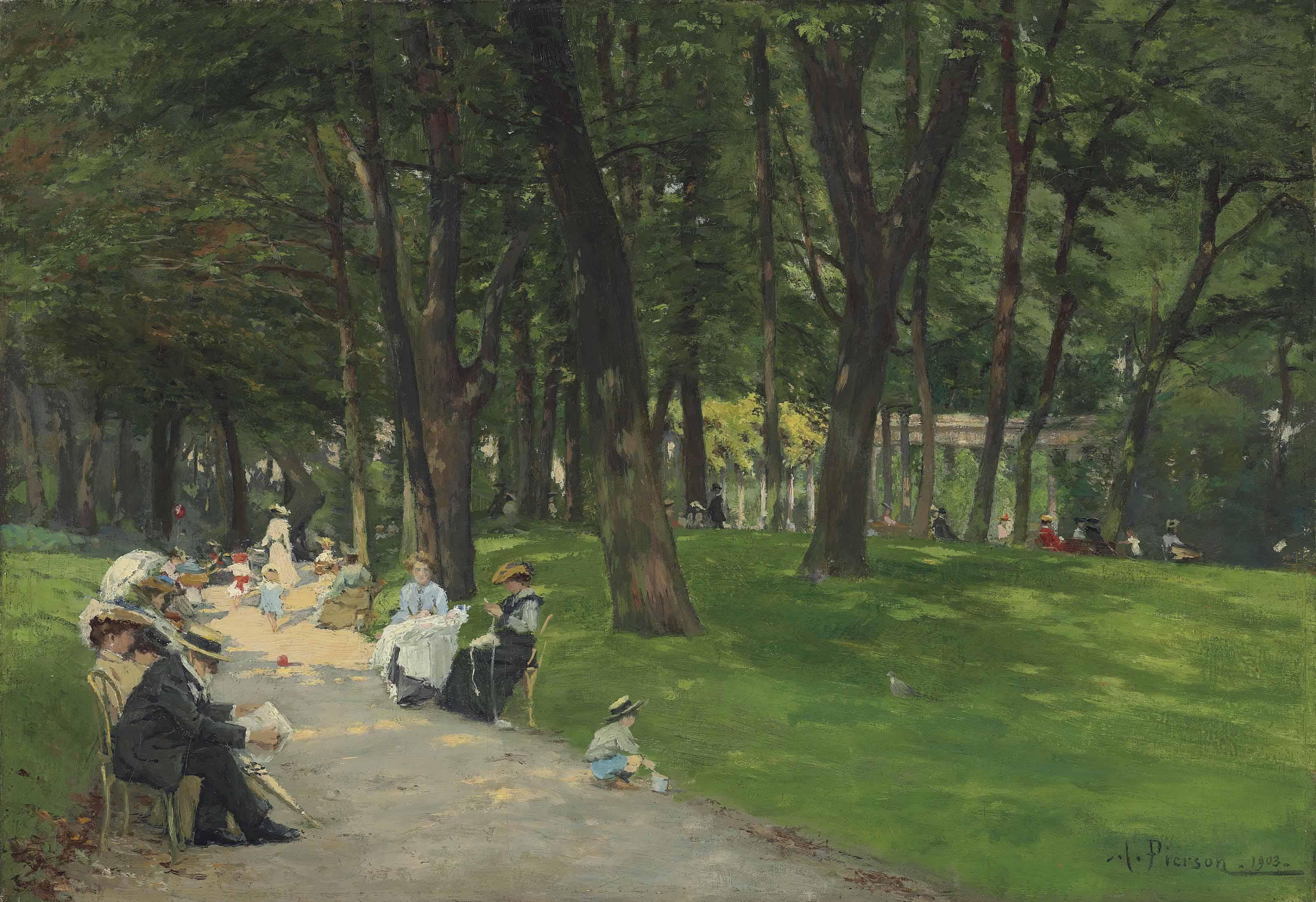 Albert Leopold Pierson - Bois de Boulogne, Paris