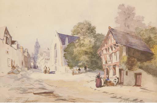 Albert-Leopold Pierson - Vue d\'Auray