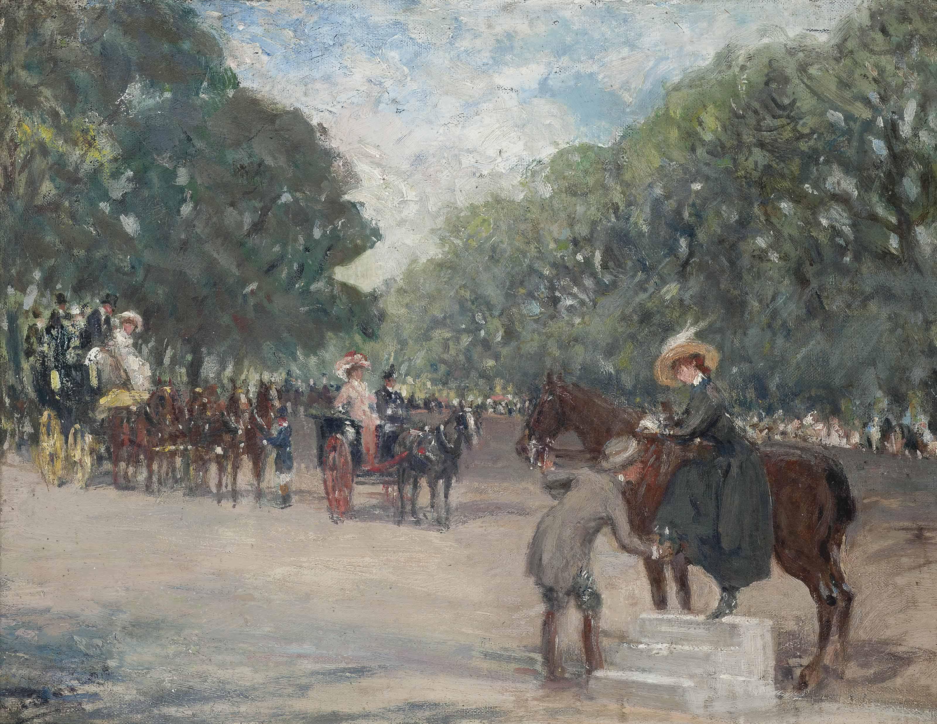 Albert Ludovici, Jnr., R.B.A. - Rotten Row