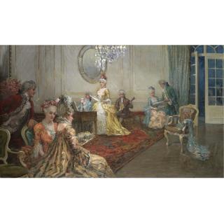 Albert Ludovici Jnr., R.B.A. - The Musical Party