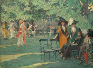 Albert Ludovici, Jnr. - The park in summer