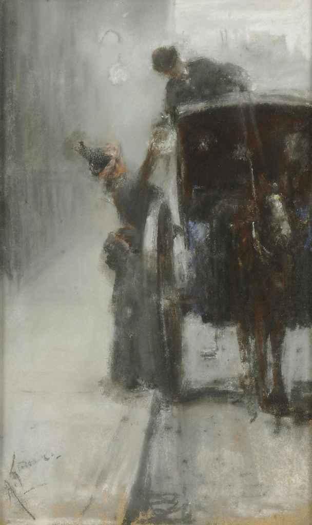 Albert Ludovici, Jun., R.B.A. - The Hansom cab