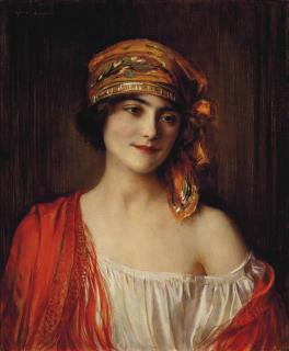 Albert Lynch - A young beauty