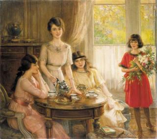 Albert Lynch - L\'heure du thé