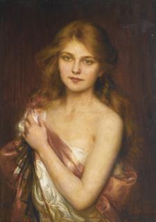 Albert Lynch - Peruvian A Young Beauty