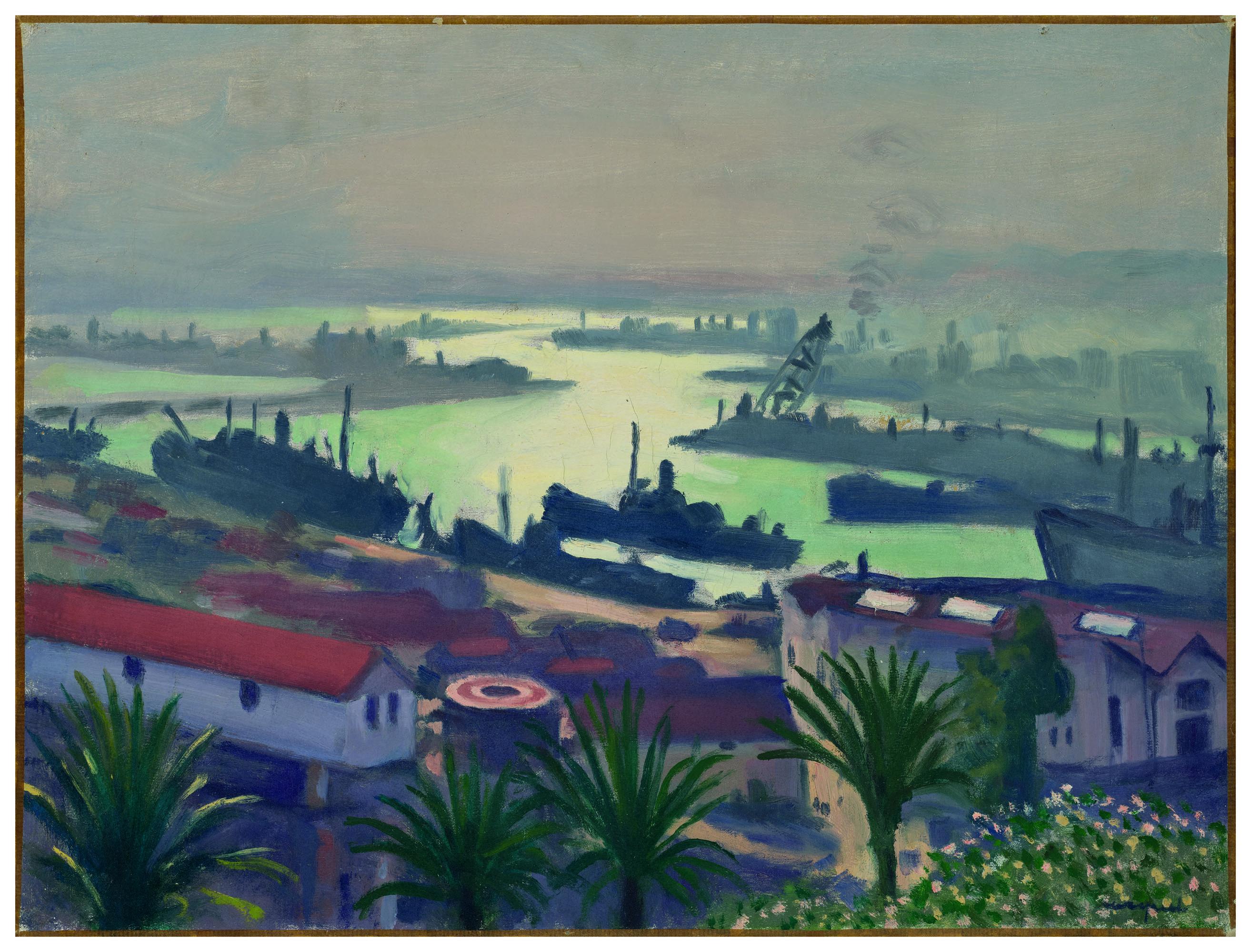 Albert Marquet - Alger, Temps Sombre Sur Le Port De L\'Agha