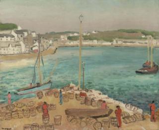 Albert Marquet - Audierne, les tonneaux