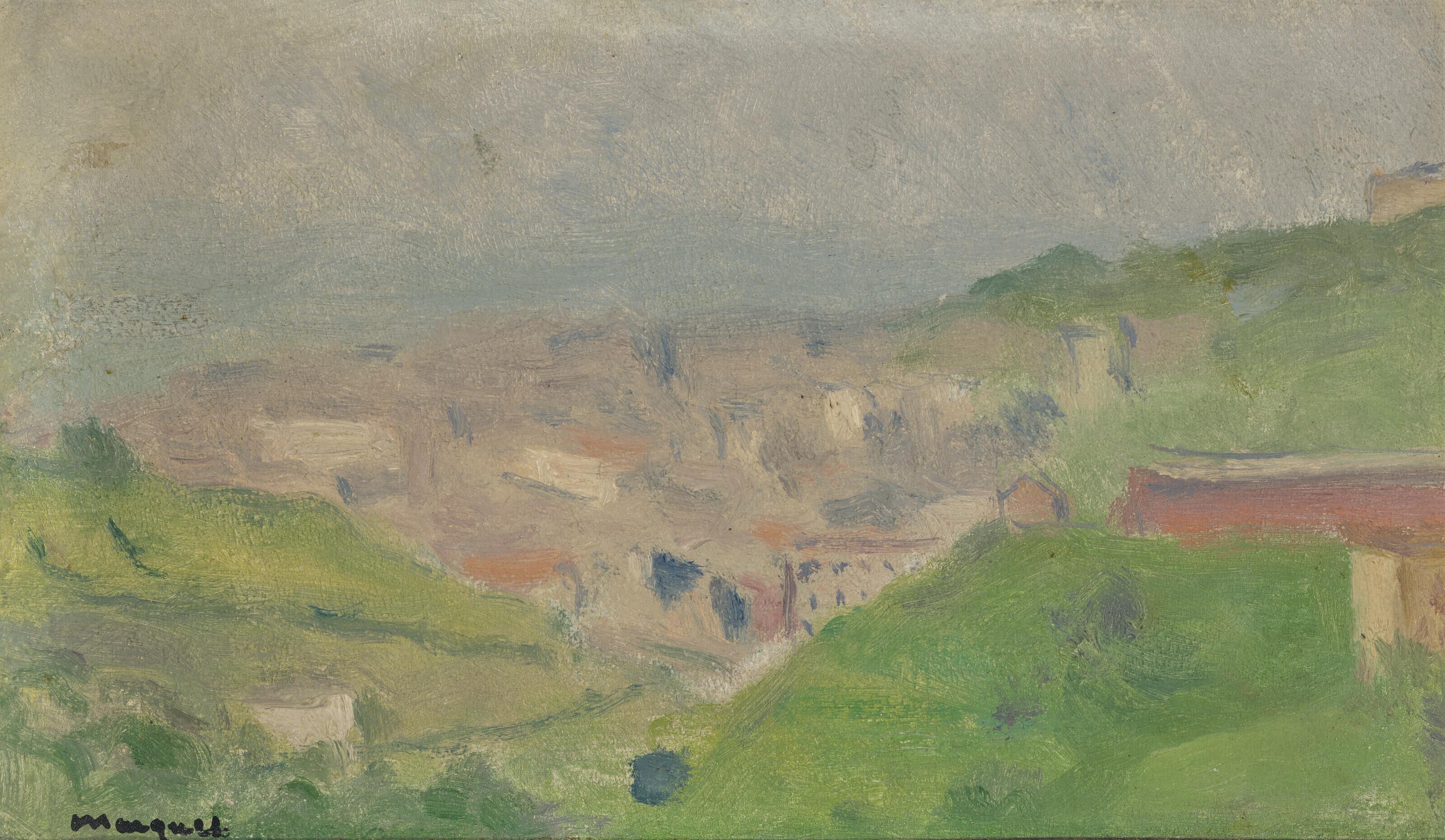 Albert Marquet - Coteau vert, Montplaisant