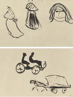 Albert Marquet - Etudes (recto and verso)