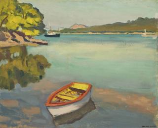 Albert Marquet - La barque, Porquerolles
