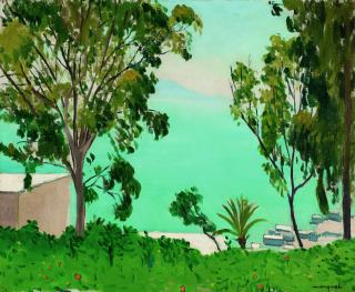 Albert Marquet - La plage vue à travers les eucalyptus