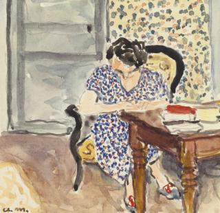 Albert Marquet - La robe bleu, Céret