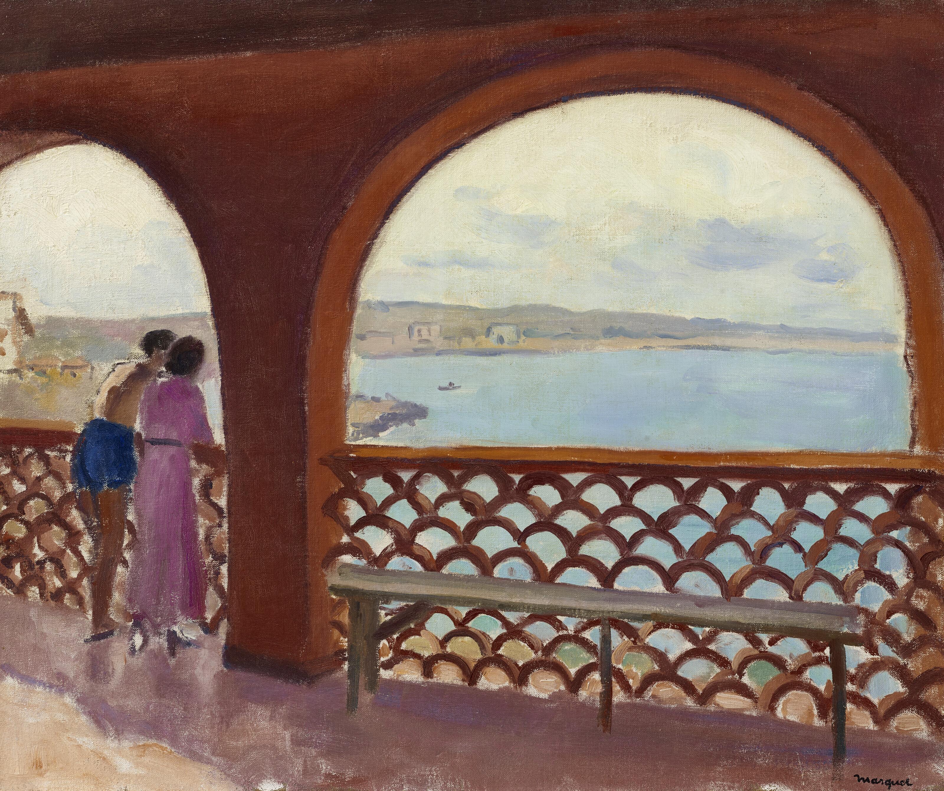 Albert Marquet - La terrasse à la Madrague