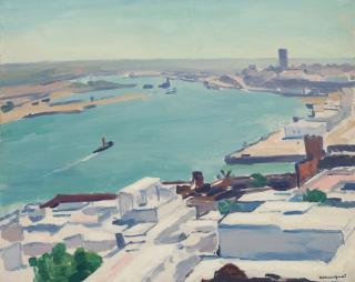 Albert Marquet - Le Bou-Regreg, Vu de la Casbah