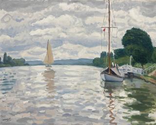 Albert Marquet - Le ponton, Triel
