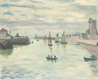 Albert Marquet - Le Port de la Chaume (Les sables d\'Olonne)