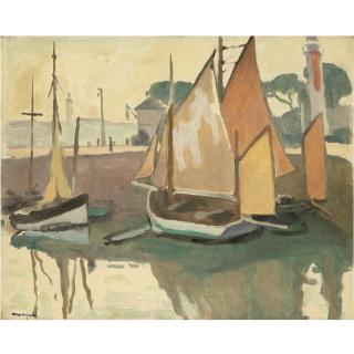 Albert Marquet - Le Port De La Rochelle, Marée Basse
