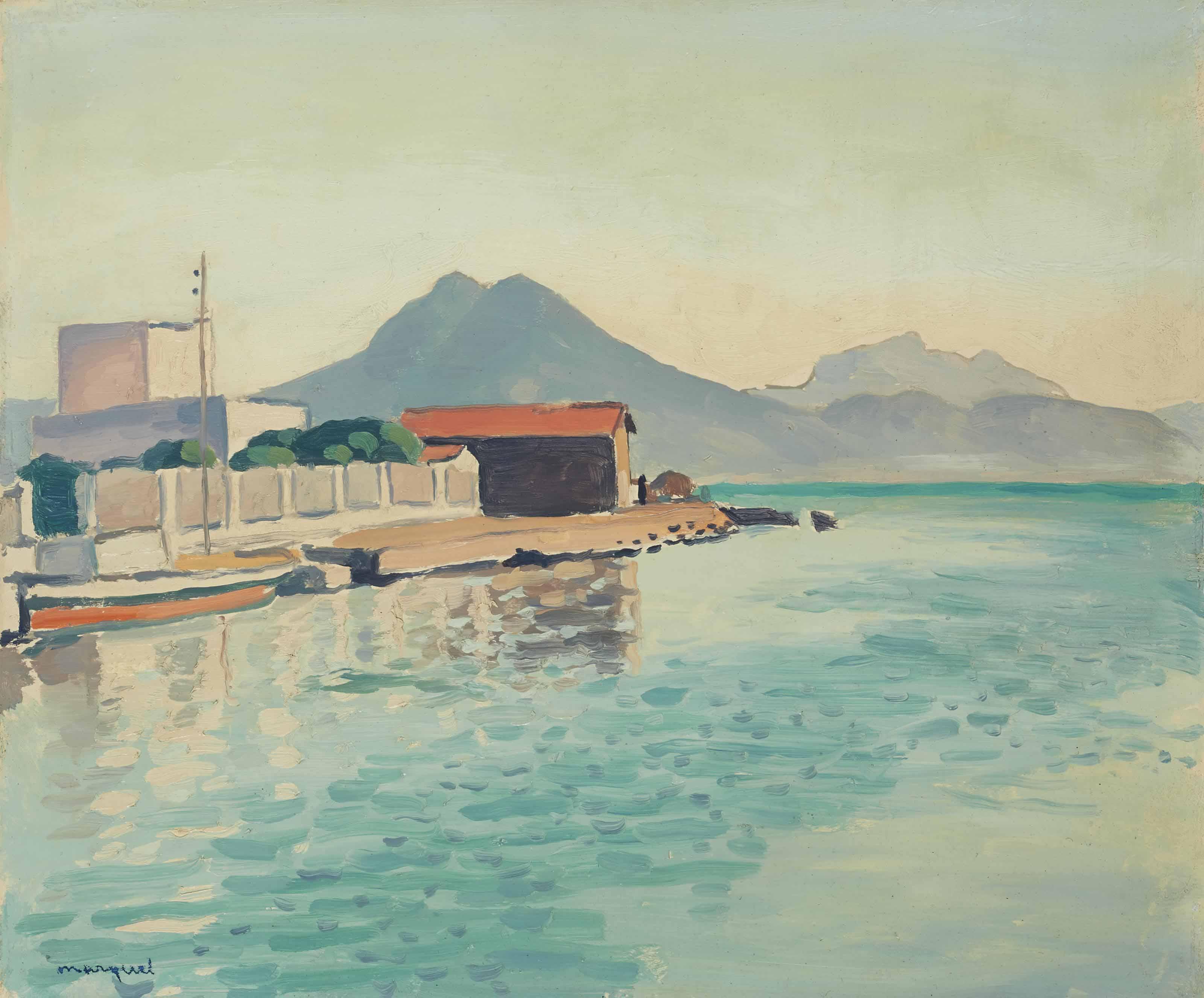 Albert Marquet - Le quai, Tunis (la Goulette)