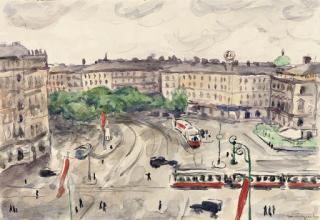 Albert Marquet - Le ring à Vienne