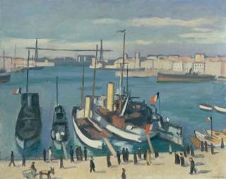 Albert Marquet - Le vieux port, Marseille