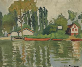 Albert Marquet - Les Peupliers À Villennes
