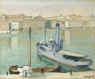 Albert Marquet - Marseille, Le Bateau Gris