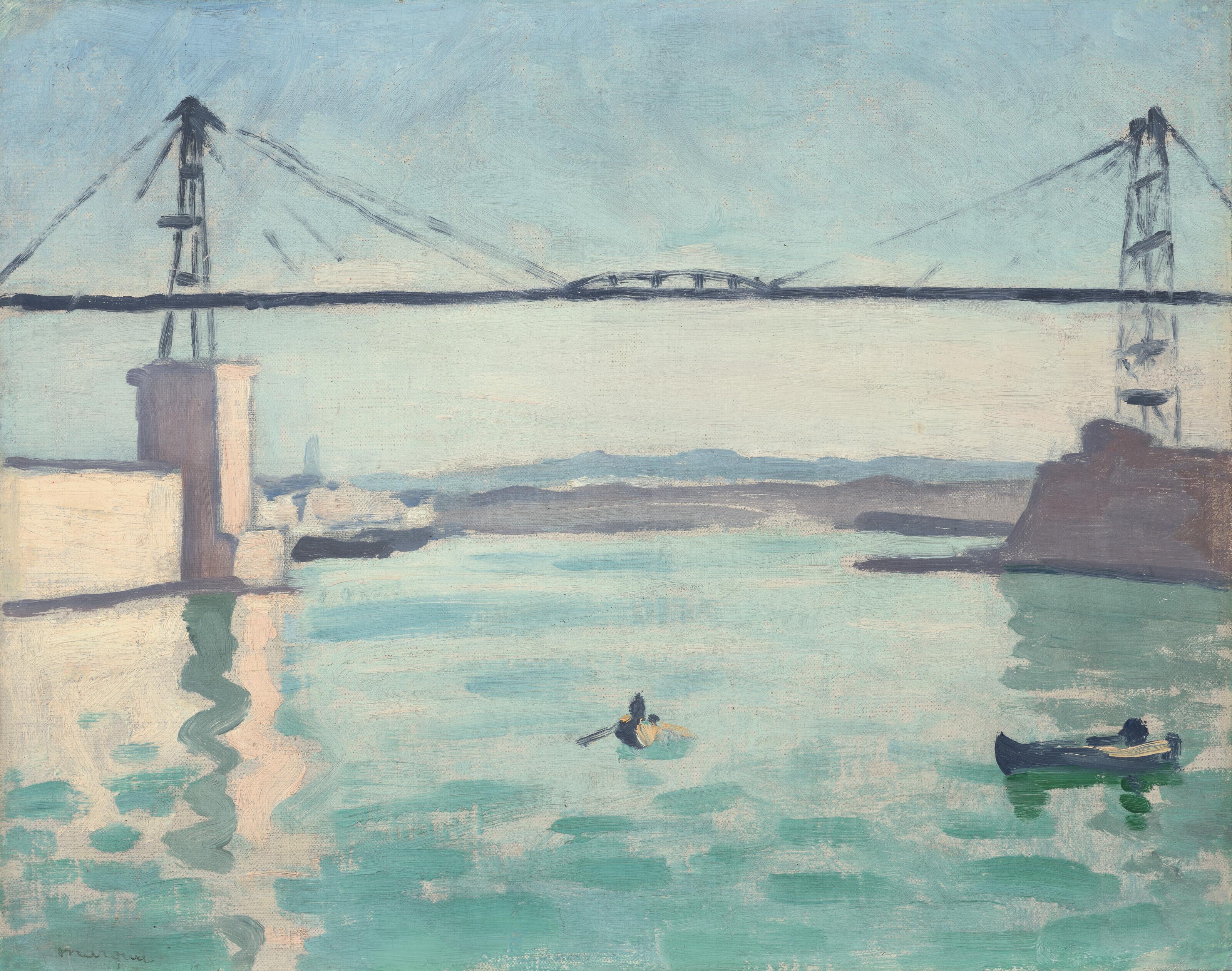 Albert Marquet - Marseille, le pont transbordeur