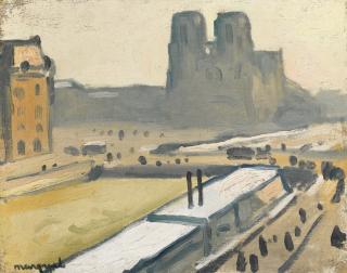 Albert Marquet - Notre-Dame, Inondations