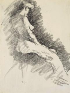 Albert Marquet - Nu assis de dos